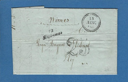 BOUCHES DU RHONE CURSIVE 12 SAINT CHAMAS TAXER 25 1851 - 1849-1876: Période Classique