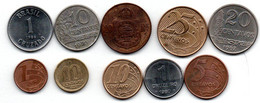 Brésil /  Lot De 5 Monnaies - Brazil