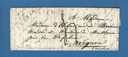 BOUCHES DU RHONE CURSIVE 12 CASSIS - 1801-1848: Précurseurs XIX