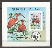 Grenada 1978 Mi Block 70 - WWF - SCARLET IBIS - Used Stamps
