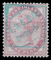 1881 GB 1d LILAC SG. 172 Unused  - COMMERCIAL OVERPRINT  J.D.C & Cº / DUBLIN - Unused Stamps