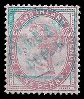 1881 GB 1d LILAC SG. 172 Unused  - COMMERCIAL OVERPRINT  J.D.C & Cº / DUBLIN - Nuevos