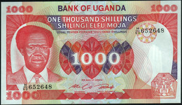 ♛ UGANDA - 1.000 Shillings Nd.(1983) UNC P.23 - Uganda