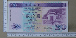 MACAU 20 PATACAS 1996 -    2 SCANS     - (Nº38708) - Macau