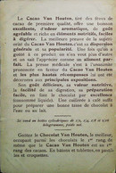 Chromo Publicité Vers 1900 -  Chocolat Cacao Van Houten - (Isaac Bénit Jacob Verso) - Van Houten