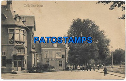 146616 NETHERLANDS DELFT HOLLAND NOORDEINDE VIEW PARTIAL CIRCULATED TO HAAG POSTAL POSTCARD - Autres & Non Classés