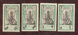 INDE  N°45D,a,b,c N** TB Cote 2614 Euros !!!RARE - Unused Stamps