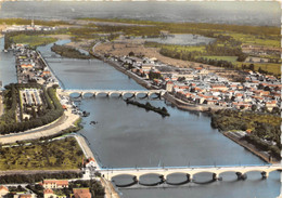 42-ROANNE- VUE AERIENNE LES PONTS SUR LA LOIRE - Roanne