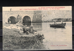 CPA 50 - SAINT VAAST LA HOUGUE  ( Ref SV 212 ) Le Pont De Saire - Saint Vaast La Hougue