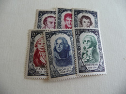 TP France N° 867 à 872 Sans Charnière - Unused Stamps