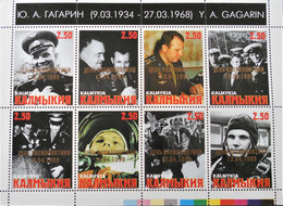 KALMOUKIE - EMISSION PRIVEE - YOURI GAGARINE 1999 - FEUILLET NEUF ** - H KAL002 - Rusland En USSR