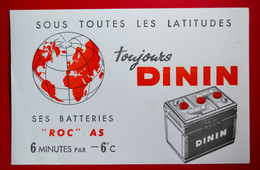 Buvard Batteries DININ - Automotive