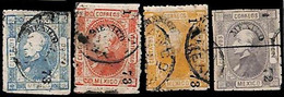 94939d  - MEXICO -  STAMPS  - Yvert #  50/ 53 II   -  USED - Mexico