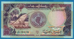 SUDAN 	20 Sudanese Pounds	1991	# F/211 064199 P# 47 - Soedan