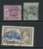 CEYLON, Postmarks Elpitiya, Hatton, Jaffna - Ceylon (...-1947)