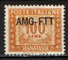 TRIESTE - AMGFTT - 1949 - SEGNATASSE - 100 LIRE - MH - Fiscale Zegels