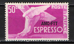 TRIESTE - AMGFTT - 1952 - SERIE DEMOCRATICA - 50 LIRE - MNH - Poste Exprèsse