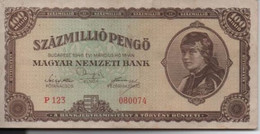 Billet Hongrois De 100.000.000  ( 1946 ) - Hongrie