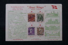 DANEMARK - Carte Postale " Touristique " De Copenhague En 1954 Pour La France - L 76426 - Brieven En Documenten