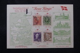 DANEMARK - Carte Postale " Touristique " De Copenhague En 1954 Pour La France - L 76427 - Briefe U. Dokumente