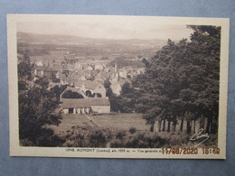 CPA 48 Lozère AUMONT Aubrac - Alt. 1050 M. - Vue Générale Du Centre  1938 - Aumont Aubrac