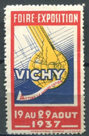 VICHY 1937 FOIRE ESPOSITION - Erinnophilie