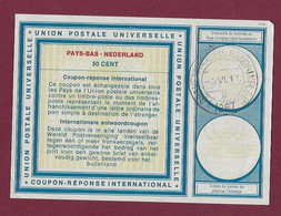 081120 -  COUPON REPONSE INTERNATIONAL  PAYS BAS 50 CENT - Gravenhage 1967 - Antwortscheine