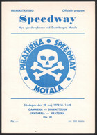 Speedway , Motala 28.05.1972 , Sweden , Programmheft , Rennprogramm , Program - Motos