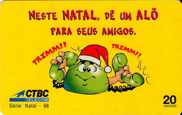 BRASIL. CHRISTMAS - NAVIDAD. Natal 98 - Neste Natal, Dê Um Alô... - Nab - B1. 1998-12. BR-CTBC-0325. (754). - Navidad