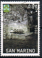 2014 - SAN MARINO - CASTELLI SANMARINESI - FONTANA DI ACQUAVIVA  / SANMARINESE CASTLES - FOUNTAIN OF ACQUAVIVA . USATO - Used Stamps