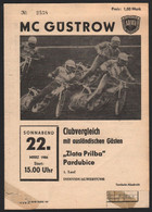 Speedway Güstrow 22.03.1986 Zlata Prilba Programmheft Programm Rennprogramm - Motos