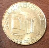 13 MARSEILLE TRAMWAY N°2 OCTOBRE MDP 2007 MÉDAILLE SOUVENIR MONNAIE DE PARIS JETON TOURISTIQUE MEDALS COINS TOKENS - 2007