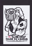 CPM Salon Cartes Postales Tirage Limité Numérotés Non Circulé érotisme Nu Féminin Paris - Collector Fairs & Bourses