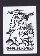 CPM Salon Cartes Postales Tirage Limité Numérotés Non Circulé érotisme Nu Féminin Paris - Sammlerbörsen & Sammlerausstellungen