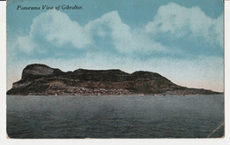 GIBRALTAR3 CPA -GIBRALTAR FROM NORTH FRONT--??//ROCK FROMTHE NEW BRIDGE CIRCULEE 1907-//PANORANA VIEW - Gibilterra