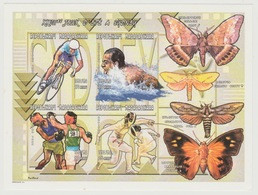 Madagascar Madagaskar 2000 Mi. Bl. 2444 - 2447 Sydney Olympic Games Jeux Olympiques Olympia Papillon Buttefly IMPERF ND - Sommer 2000: Sydney