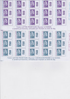 FRANCE  Marianne Surchargée Bord De Feuille 15 Timbres N°5270/5271 Neuf** Prix 75,00 € - 2018-2023 Marianne L'Engagée