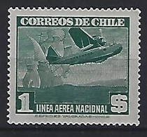 Chile  1941-50  Airmail  (*) MH Mi.273 (issued 1948) - Chile