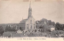 Châtel St. Denis L'Eglise Et Le Château - Châtel-Saint-Denis