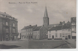 CPA Waremme - Place De L'Ecole Moyenne - Waremme