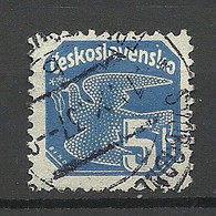 TSCHECHOSLOWAKEI Czechoslovakia 1937 Michel 365 O Zeitungsmarke Privat Perforation - Newspaper Stamps