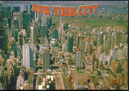 °°° 21648 - USA - NY - AERIAL VIEW OF THE NEW YORK SKYLINE - 2003 With Stamps °°° - Central Park