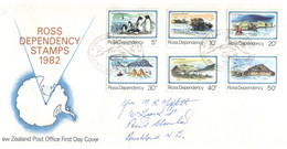 (V 26) New Zealand FDC Cover - Ross Dependencies 1982 - FDC