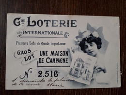 L30/645 Illustrateur Bergeret - Grande Loterie Internationale - Gros Lot Une Maison De Campagne - Bergeret