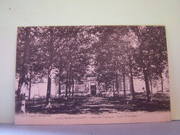 CASTELMORON-SUR-LOT (LOT ET GARONNE)  LES ARBRES. PLACE DE COMARQUE. ECOLE DE GARCONS. - Castelmoron