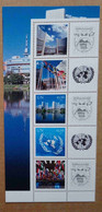 V1 Nations Unies (Vienne) : Les Nations Unies à Vienne - Bâtiments, Drapeaux, Emblème ONU - Unused Stamps