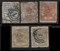 Denmark (06) 1864 Arms. Used Set. - Sonstige & Ohne Zuordnung