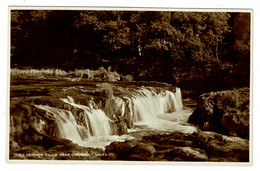 Ref 1424 - Judges Real Photo Postcard - Cenarth Falls Near Cardigan - Wales - Cardiganshire