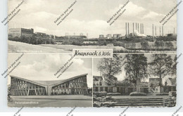 5030 HÜRTH - KNAPSACK, Braunkohlenwerk, Kriegerdenkmal, Feierabendhaus, 1959 - Hürth