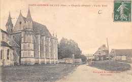 Saint  Germer De Fly         60     Place Et Chapelle Abbatiale            (voir Scan) - Autres & Non Classés